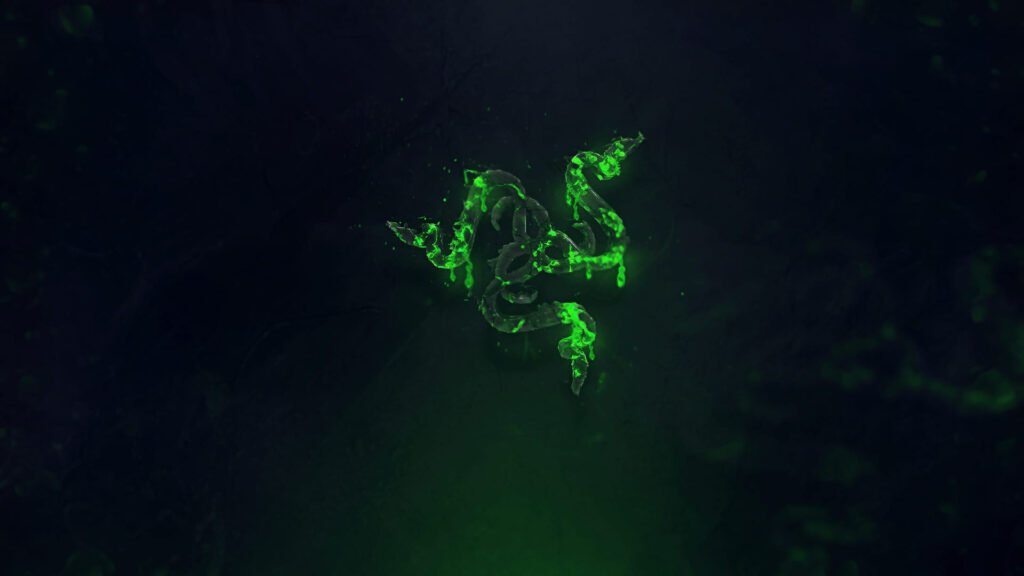 dark theme razer wallpaper 13